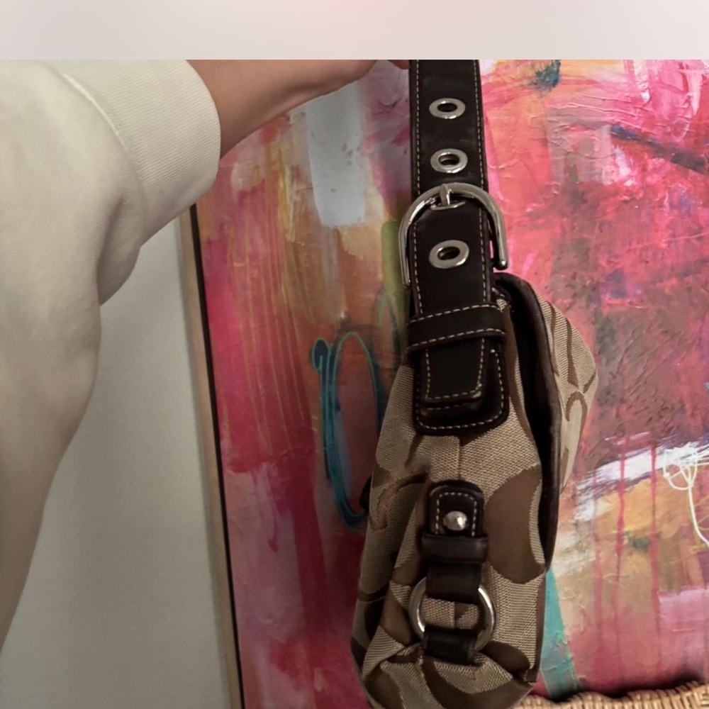 Vintage coach shoulder bag - Picture 4 of 7